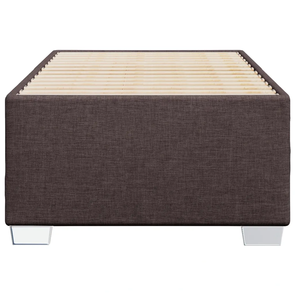 Giroletto senza Materasso Marrone Scuro 90x190 cm Tessuto 3284439