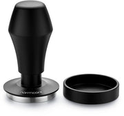 Tamper per caffè con base piatta, adattabile a Flair Pro e Pro 2, con supporto di gomma, base 45,5 mm