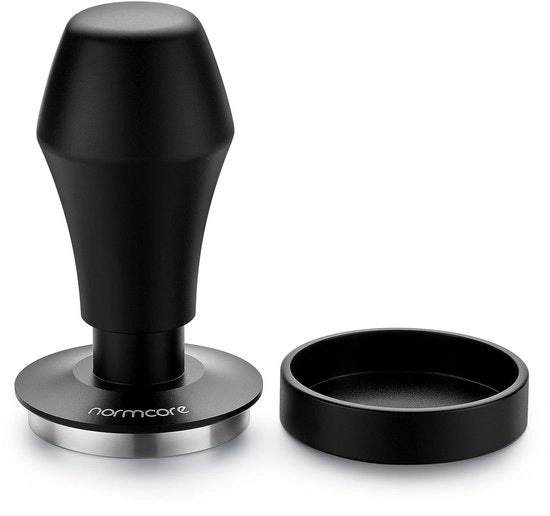 Tamper per caffè con base piatta, adattabile a Flair Pro e Pro 2, con supporto di gomma, base 45,5 mm