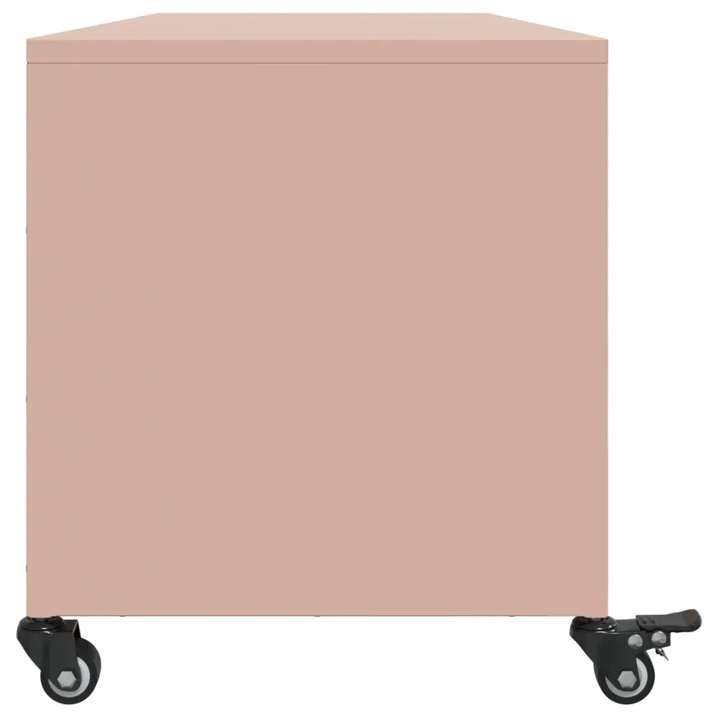 Mobile TV Rosa 100,5x39x43,5 cm in Acciaio 846645