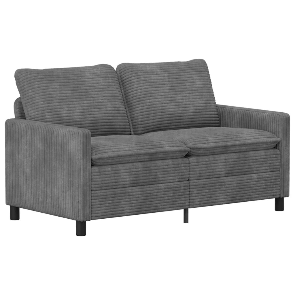 Set di divani 2 pcs Grigio Chiaro Poliestere 3417094
