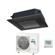 Condizionatore a Cassetta Fujitsu KR Eco Circular Flow Black 30000 Btu AUXG30KRLB R-32 Wi-Fi Optional con Griglia e Filocomando