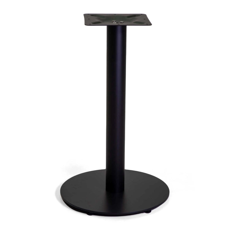 Base tavolo acciaio Gordon nero tondo cm ø45h72