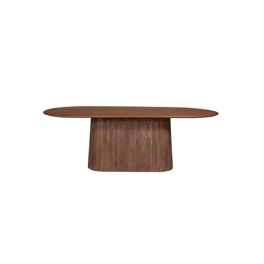 Collezione tavolo RIMBAUD effetto legno marrone chiaro lunghezza 230 cm