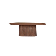 Collezione tavolo RIMBAUD effetto legno marrone chiaro lunghezza 230 cm