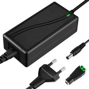Alimentatore 12V 5A - Transformatore LED - Sicuro e affidabile - Adattatore universale - Convertitore AC DC - Adatto per strisce LED