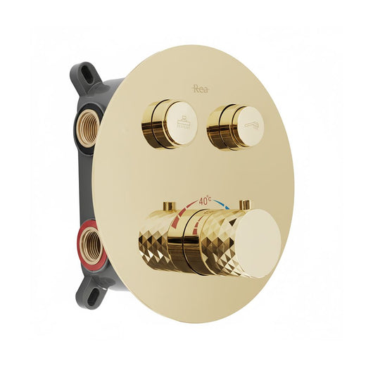 Set Doccia Da Incasso Rea Lungo Diamond Gold+ Box