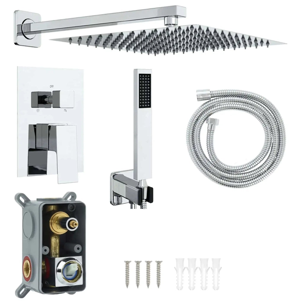 Sistema doccia a scomparsa (Quadrato) Argento 42028988