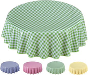 Tappeto per tavolo - Tela circolare - Decorazione per tavolo da pranzo - Materiale impermeabile - 160 cm - Blu grigio