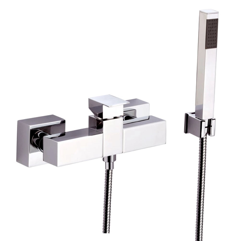 Rubinetto doccia esterno con doccia duplex - serie skyline