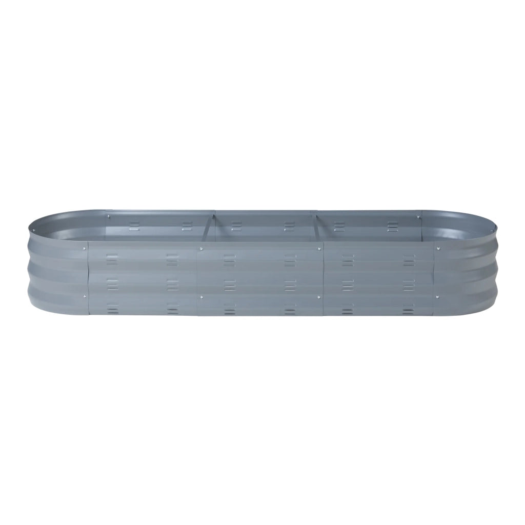 Fioriera rialzata acciaio zincato 171 x 50 x 25 cm antracite 03_0009505