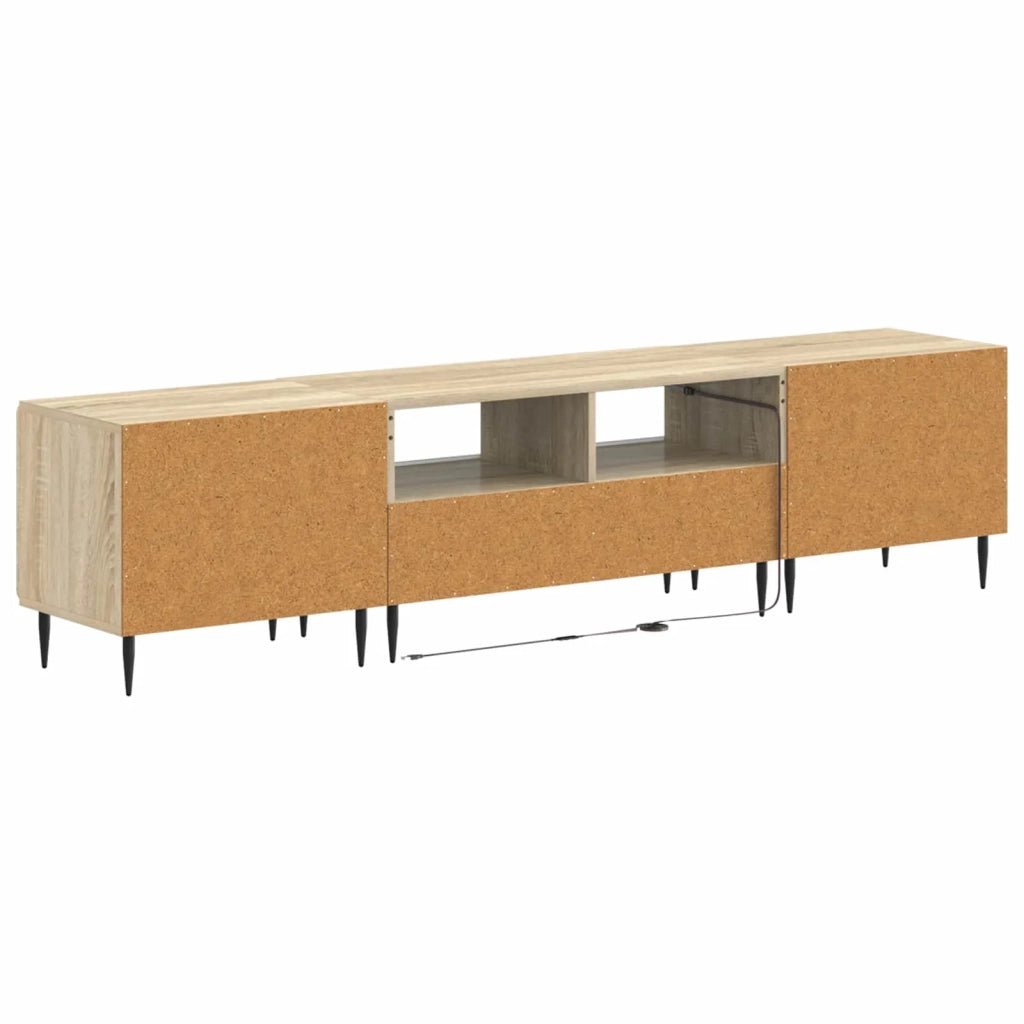 Mobile TV LED a 5 pezzi Rovere Sonoma Legno ingegnerizzato 3416516