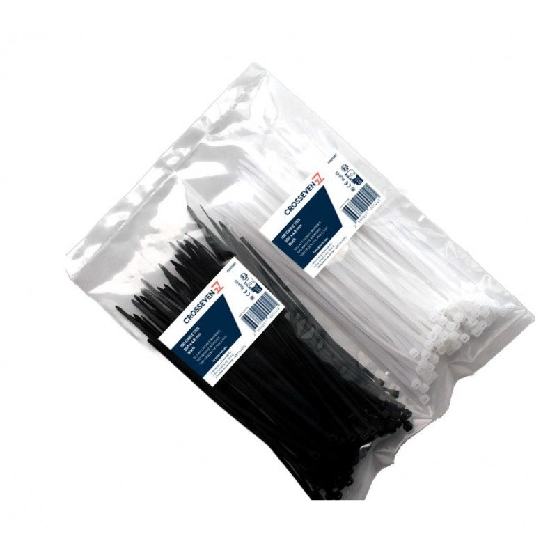 FASCETTA NYLON BIANCA MM 100X2,5 WHITE MM 300X3,6