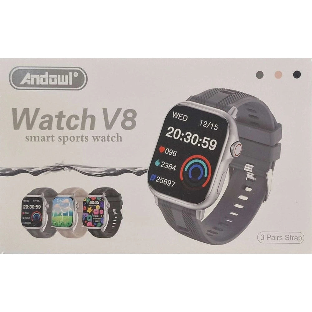 Trade Shop - Orologio Sportivo Intelligente Digitale Con Funzioni Fitness Sportive Bluetooth Watch V8 -