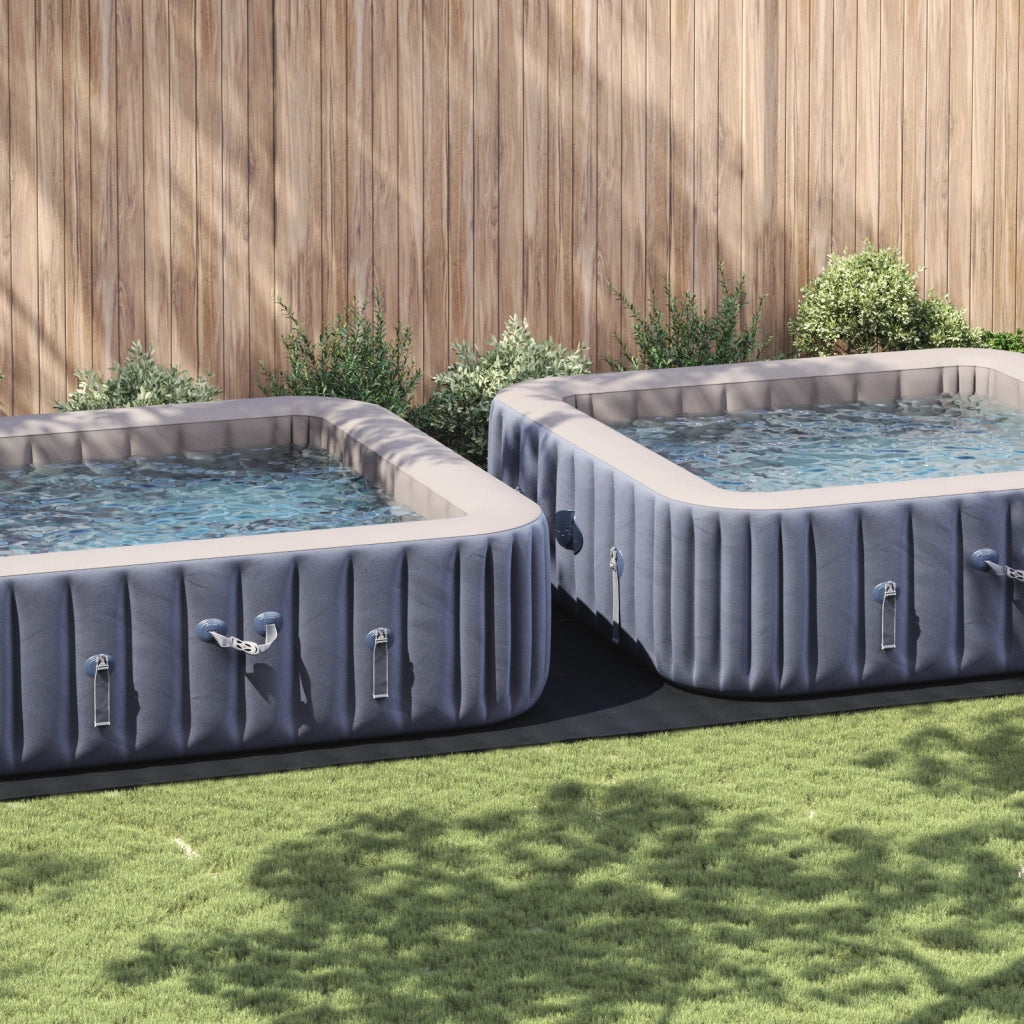 Copertura Rettangolare per Piscina Nera Plastica 820 x 420 cm
