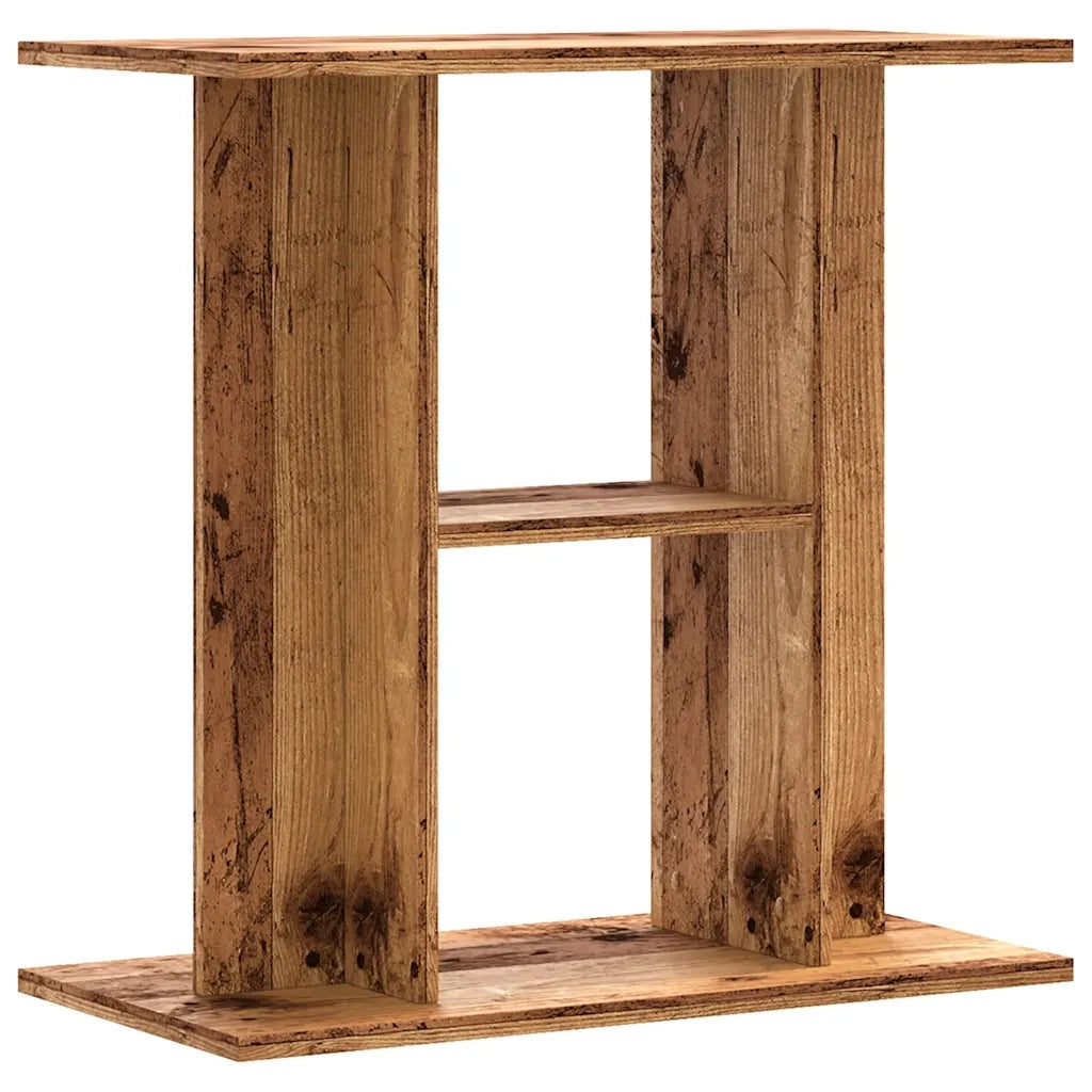 vidaXL Supporto Acquario 60x30x60 cm in Legno Multistrato Legno Antico