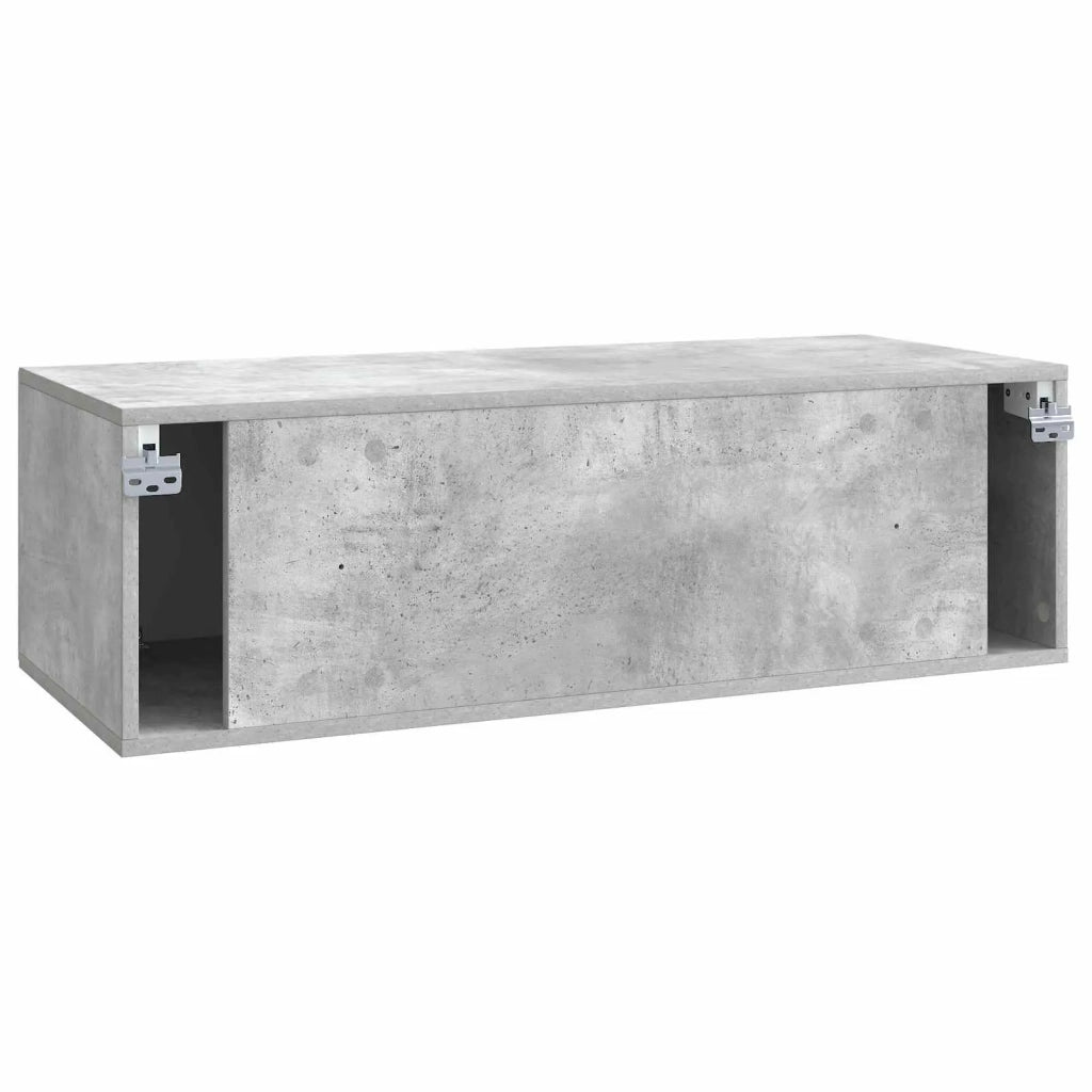 Mobile Porta TV da Muro Grigio Cemento 98 x 41 x 30 cm 898698