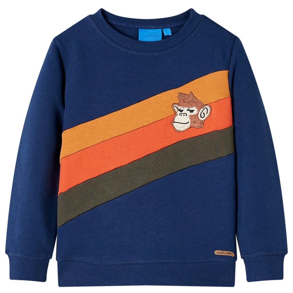 Felpa da Bambino Blu Marino 104cod mxl 133776