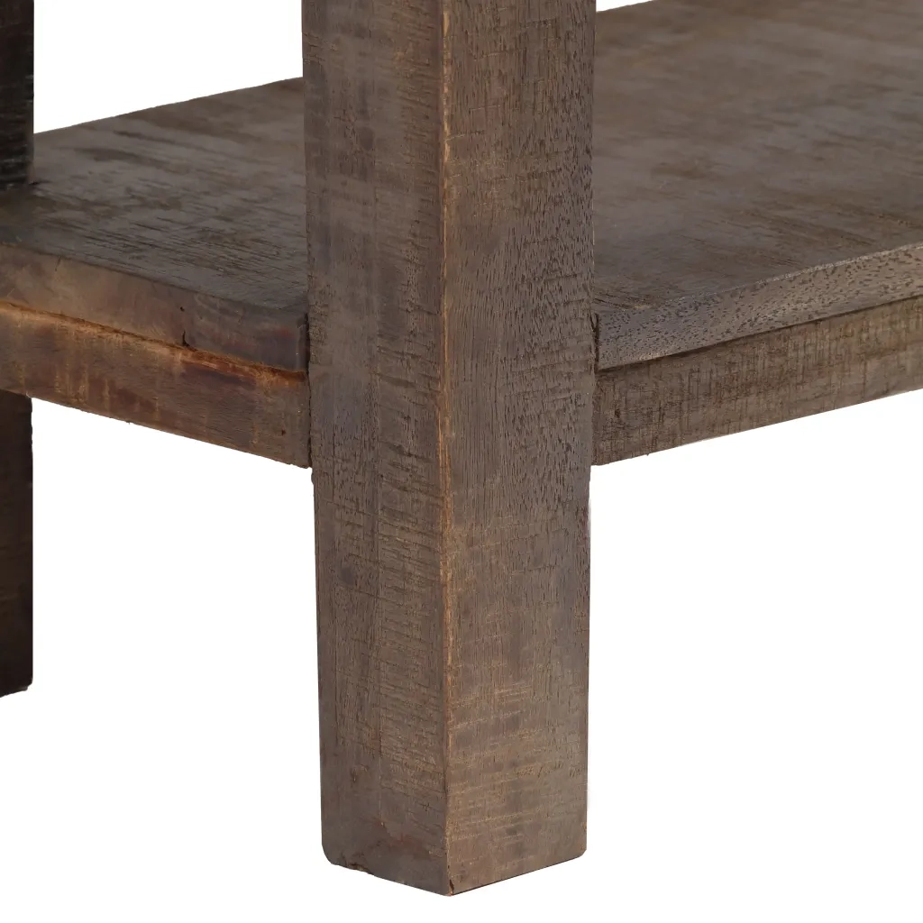 Tavolo Consolle in Legno Massello Vintage 118x30x80 cm cod mxl 23700