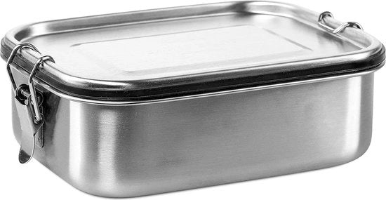 Borsa di pranzo in acciaio inossidabile 1200 ml con contenitore rimovibile - borsa di pranzo per scuola e ufficio