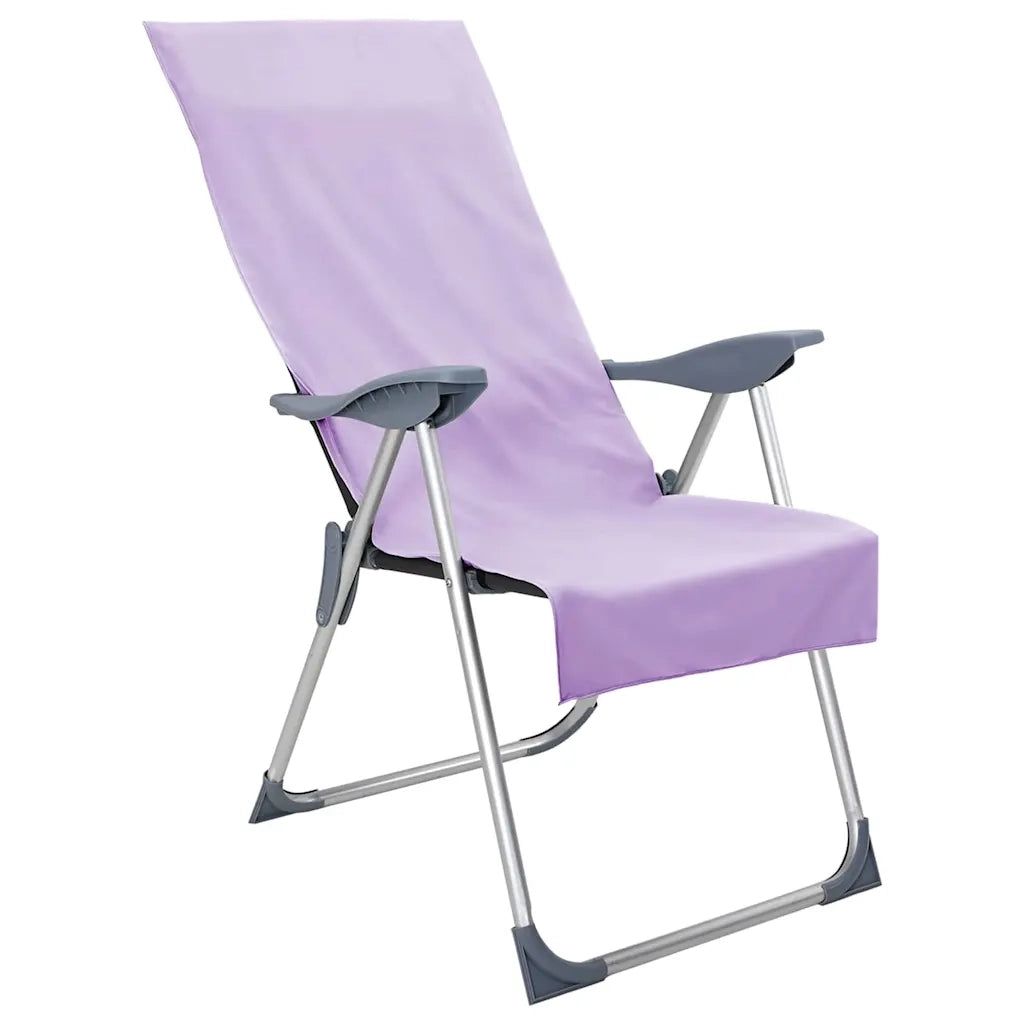 Asciugamani per Sedia Outdoor 2 pcs Viola 130 x 60 cm 42011511