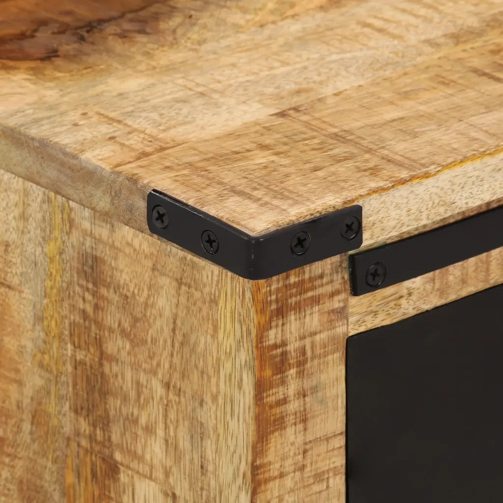 vidaXL Credenza con 3 Cassetti 55x35x60 cm Legno Massello di Mango