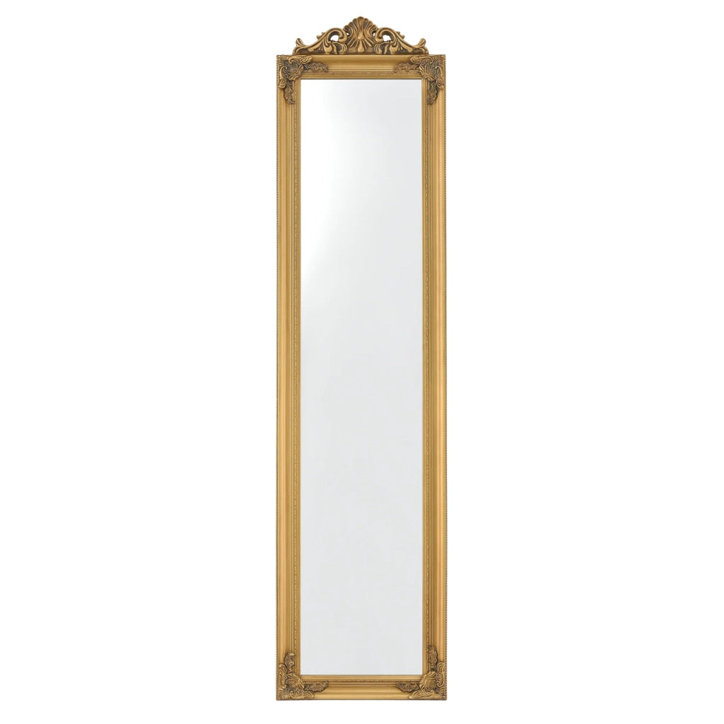 Specchio da terra inclinabile 160 x 40 cm oro 03_0007962