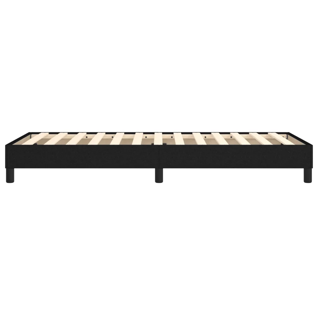 Struttura Letto a Rete a Molle Nero 80x200 cm Tessuto 3120470