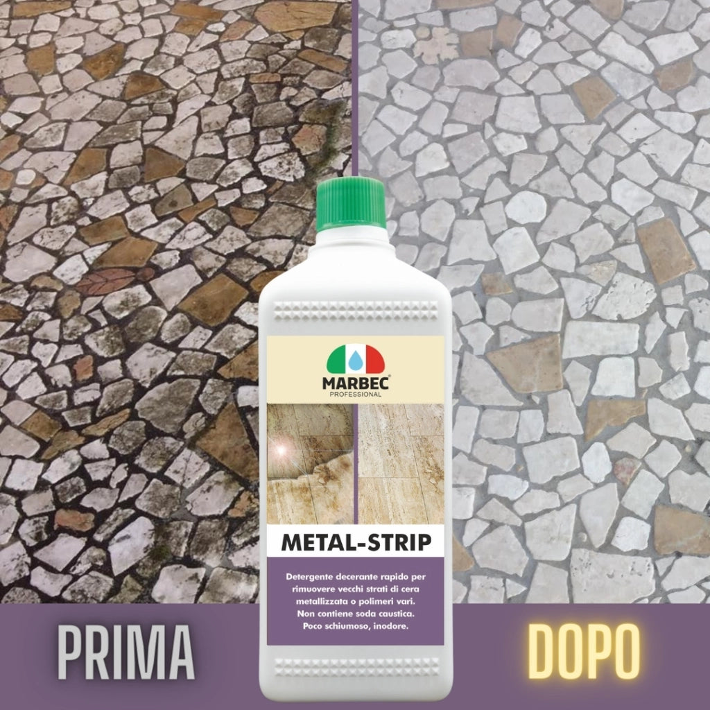 Detergente sgrassante professionale METAL-STRIP   5LTx4Pz