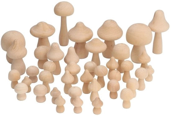 Pilastri in Legno da Decorare - Pannelli Decorativi in Legno - Decorazioni per Casa e Giardino - Set di 40 Elementi