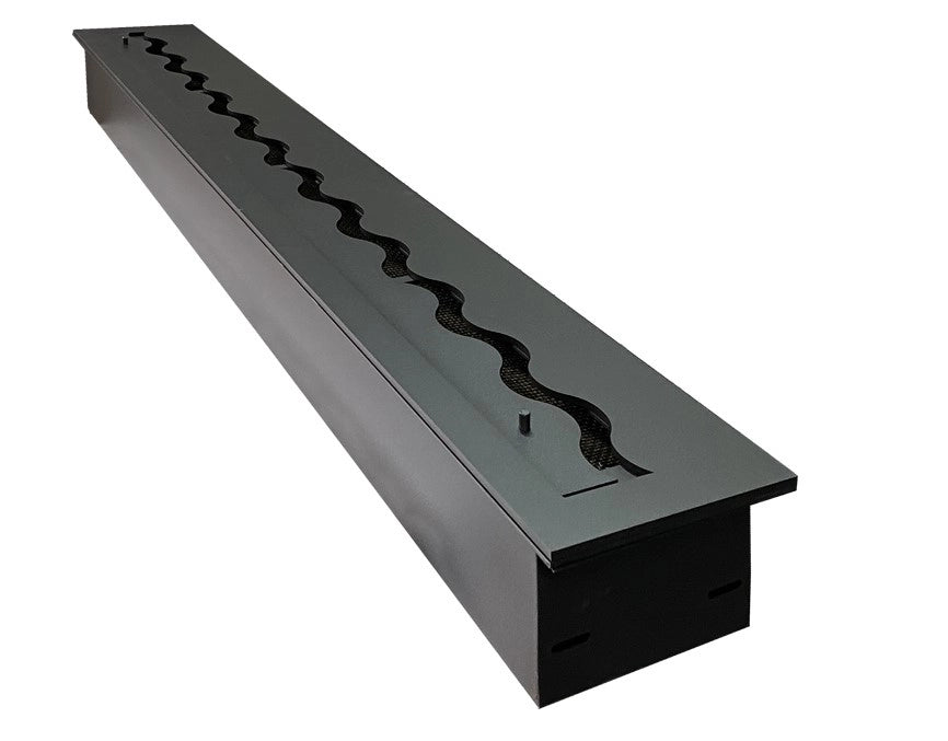 Bruciatore Wave Black da 45 cm - 200 cm - Wave 1300 - 130 cm - 11 L , Versione ad onda