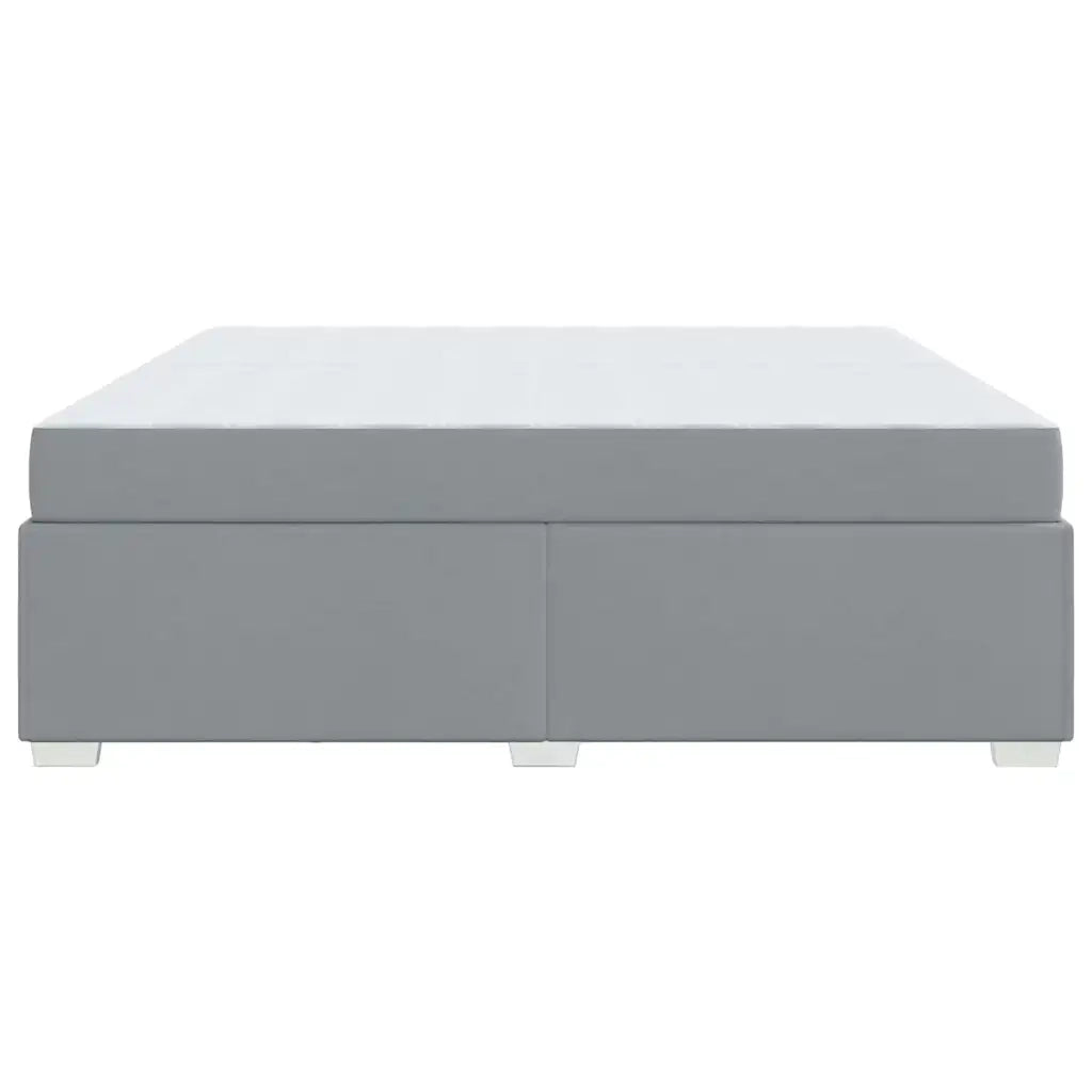 Struttura del letto Grigio chiaro 200 x 200 cm Tessuto 3399208