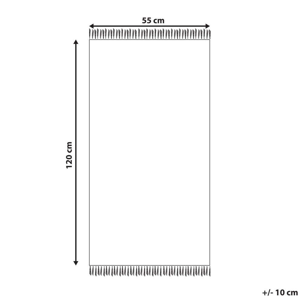 Tappeto per bambini in cotone 55 x 120 cm con motivo geometrico Stile Boho Soggiorno Bambini Stanza dei bambini