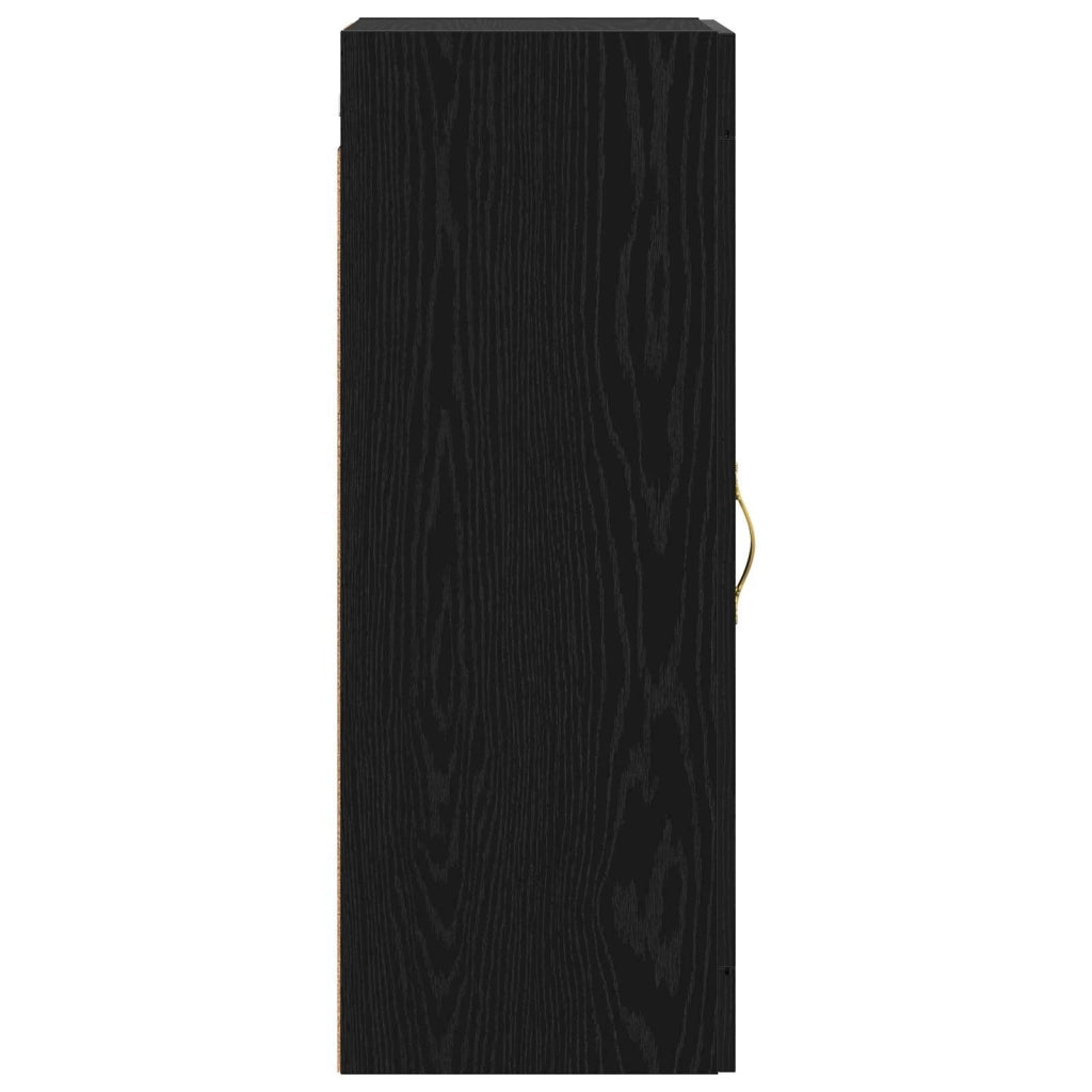 Armadietto a muro Rovere Nero 34,5 x 34 x 90 cm 8010888