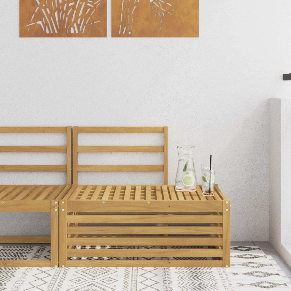 Set di divani da esterno Bianco 91 x 63 x 73 cm 901508