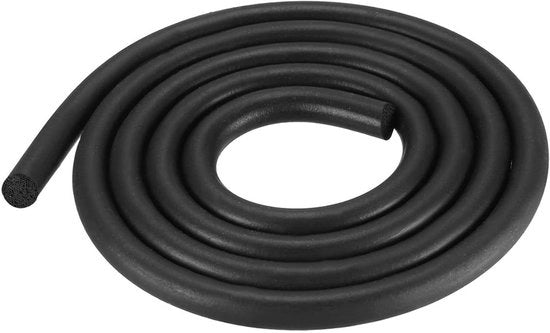 Isolante in schiuma di gomma EPDM diametro 25 mm x 1 m per impermeabilizzazione e isolamento