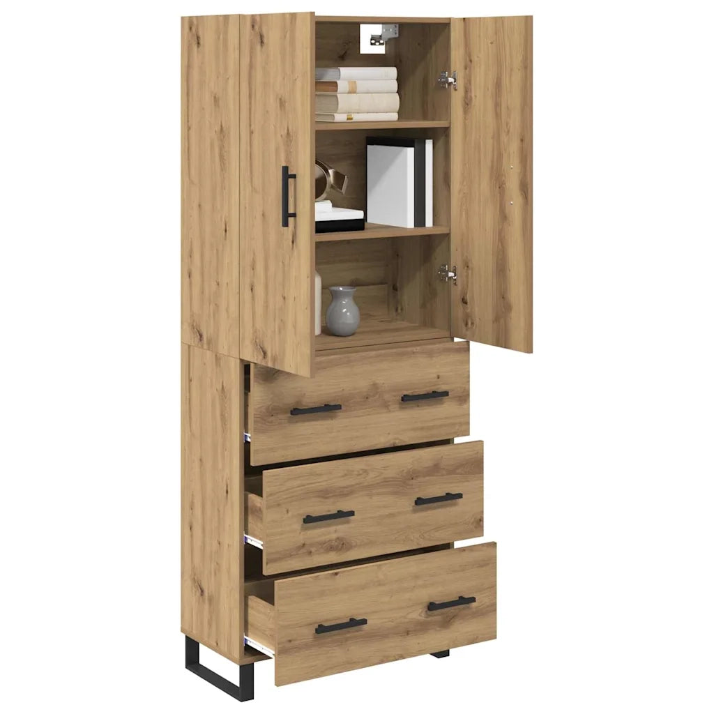 Credenza 2 pcs Rovere artigianale 69,5 x 34 x 180 cm 3416014