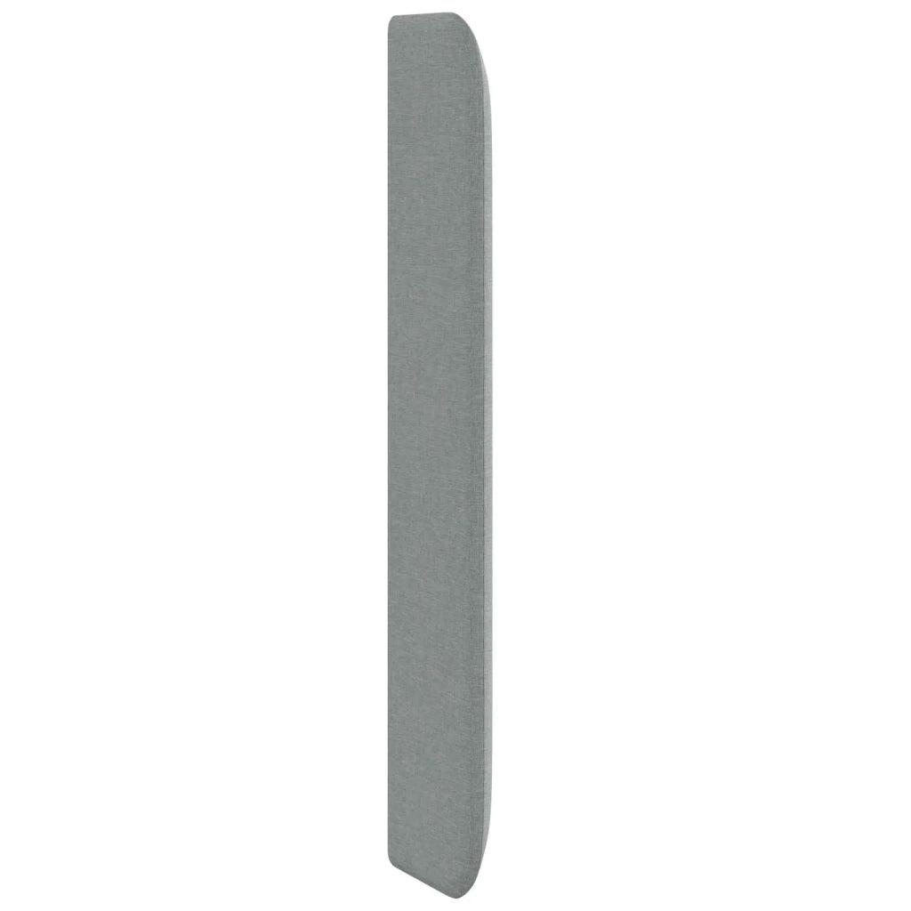 Orecchia della Testata Grigio chiaro 80 x 16 x 4 cm Tessuto CFW9165840