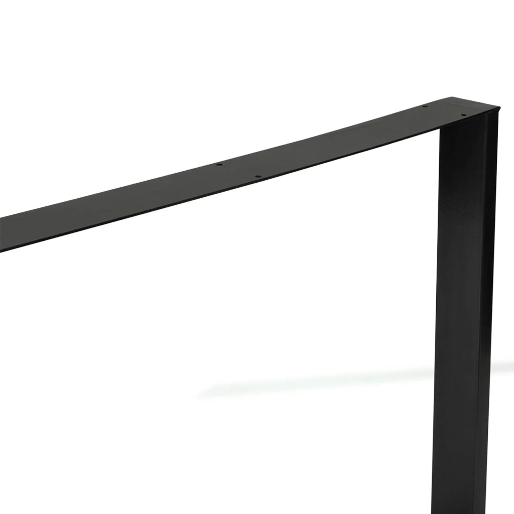 IDMarket - Set di 2 gambe per tavolo quadrato 78x71 cm design industriale