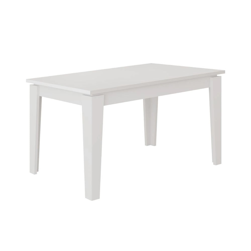 Tavolo allungabile rettangolare Tolmen 140x80 colore bianco