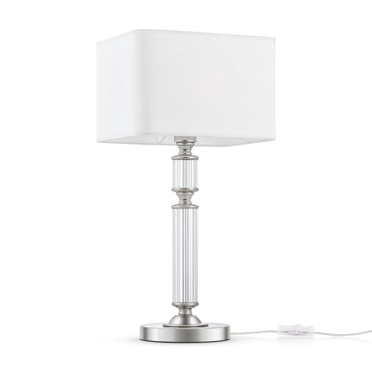 Lampada da tavolo Neoclassic in Metallo Ontario Cromo