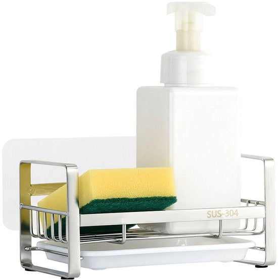 Organizzatore per cucina Caddy RVS Spazzola per piatti Dispensatore di sapone Supporto