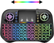 Mini Mouse aeree intelligente Tastiera multimedia a 7 colori con illuminazione