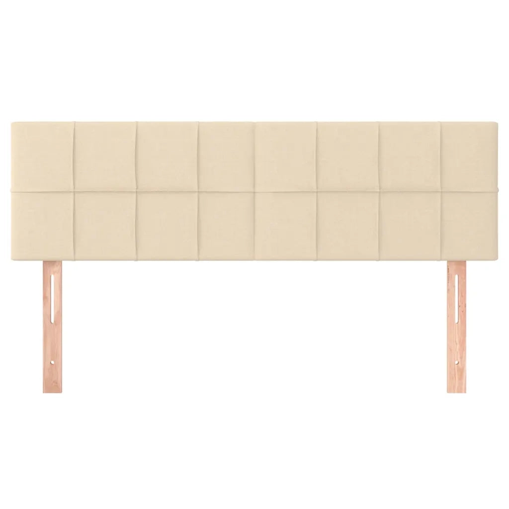 Testiere 2 pz Crema 72x5x78/88 cm in Tessuto
