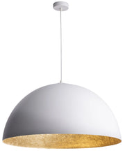 Lampada a sospensione Sfera bianco oro Ø90 E27 Sigma