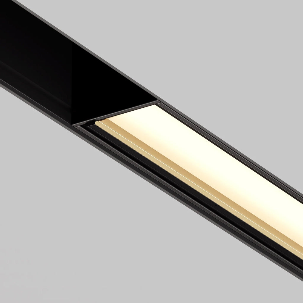 Maytoni lampada da binario moderna Exility 1 luce LED integrato nero alluminio