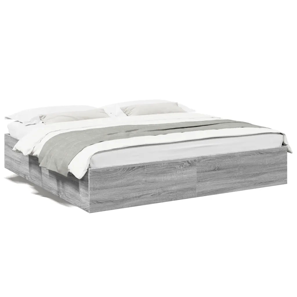 Giroletto Grigio Sonoma 200x200 cm in Legno Multistrato 3280991