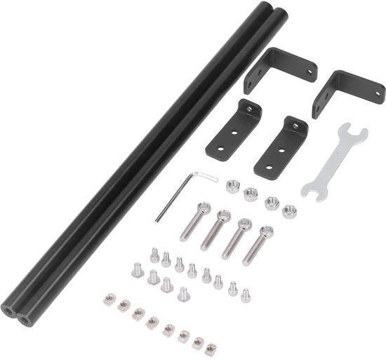 Set di supporti in acciaio inossidabile per upgrade - Corrosione resistente - Alta stabilità - Blocchi di fissaggio in alluminio - Adatto per Ender 3/3 V2/3 Pro - Upgrade per stampante 3D