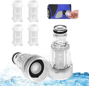 Filtro acqua - 2 pezzi di filtro - Sostenibile e facile da pulire - Tubo di filtro 3/4 - Adatto per pompe da giardino e caravan - Idoneo per pompe ad alta pressione