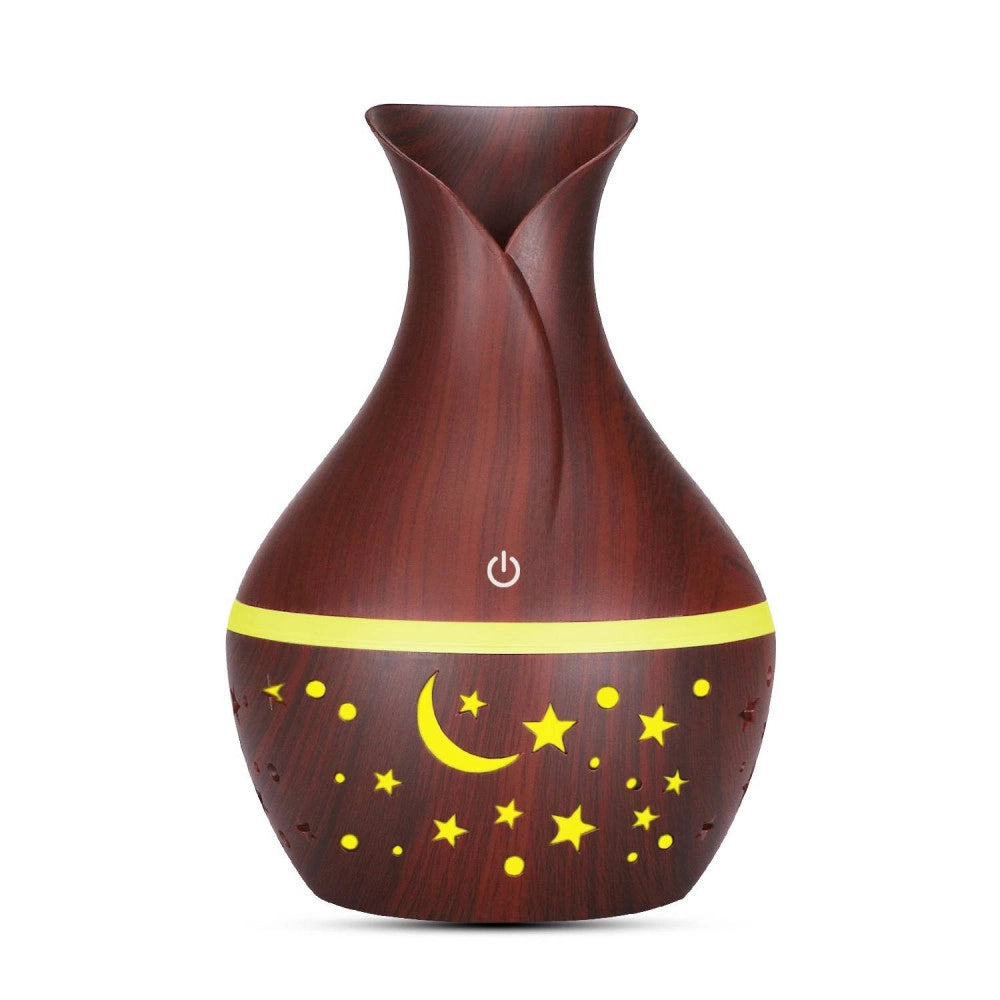 Trade Shop - Umidificatore Ultrasuoni Diffusore Di Aromi Oli Essenziali Per Aromaterapia Ascu -